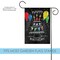 Birthday Cake Chalkboard Decorative Birthday Double Sided Flag